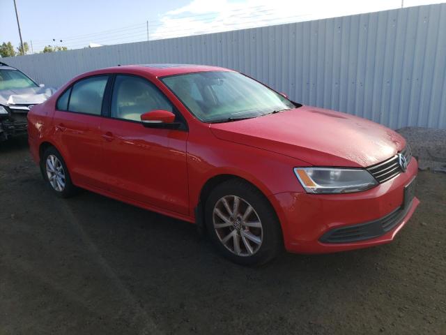 3VWDP7AJ4CM393917 - 2012 VOLKSWAGEN JETTA SE RED photo 4