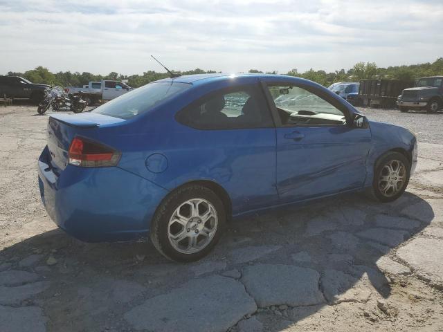 1FAHP3CN5AW161679 - 2010 FORD FOCUS SE BLUE photo 3