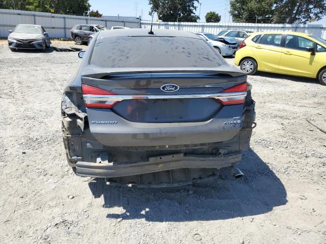 3FA6P0LUXHR324286 - 2017 FORD FUSION SE HYBRID CHARCOAL photo 6