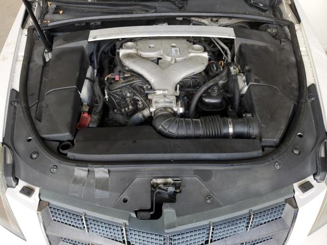 1G6DF577580213525 - 2008 CADILLAC CTS WHITE photo 11