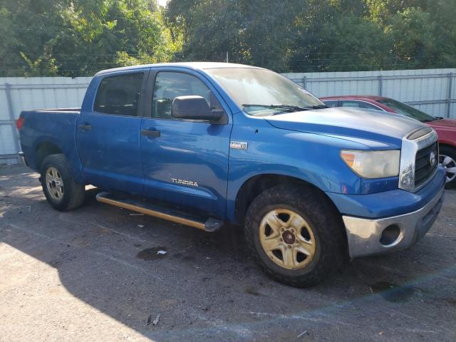 5TFEV54168X054817 - 2008 TOYOTA TUNDRA CREWMAX BLUE photo 4