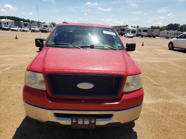 1FTRX12W86NA78256 - 2006 FORD F150 RED photo 5