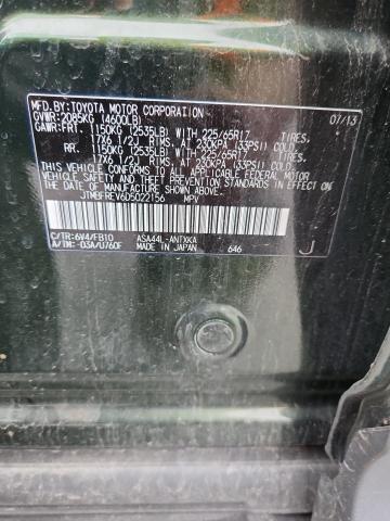 JTMBFREV6D5022156 - 2013 TOYOTA RAV4 LE GREEN photo 13