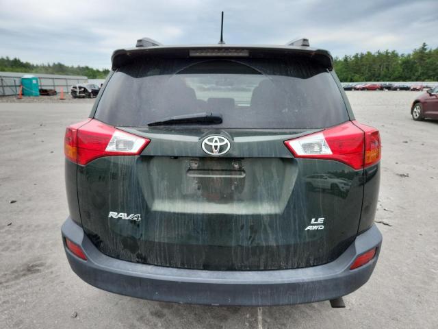 JTMBFREV6D5022156 - 2013 TOYOTA RAV4 LE GREEN photo 6