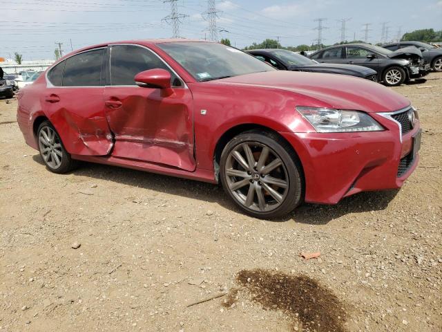 JTHCE1BL1D5006649 - 2013 LEXUS GS 350 RED photo 4