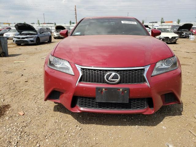 JTHCE1BL1D5006649 - 2013 LEXUS GS 350 RED photo 5