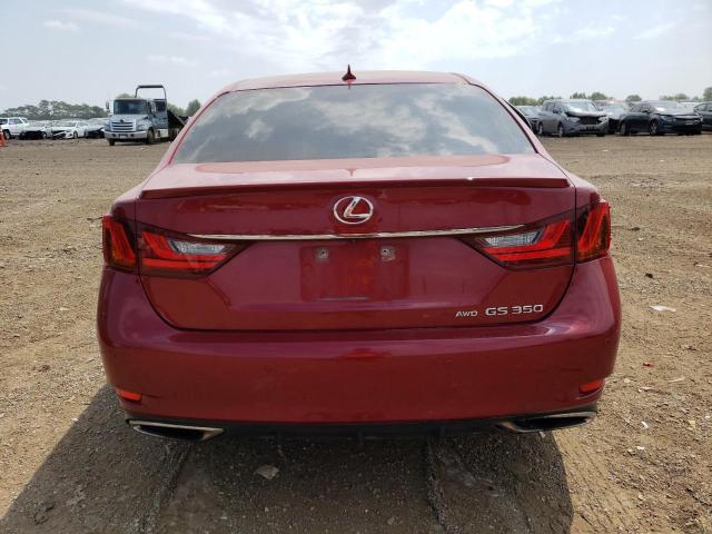 JTHCE1BL1D5006649 - 2013 LEXUS GS 350 RED photo 6