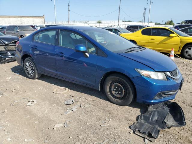 19XFB2F52DE097525 - 2013 HONDA CIVIC LX BLUE photo 4