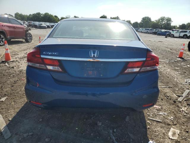 19XFB2F52DE097525 - 2013 HONDA CIVIC LX BLUE photo 6