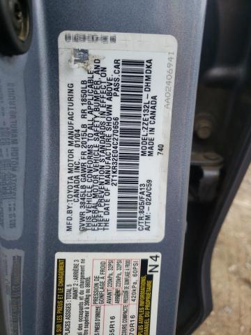 2T1KR32E04C270656 - 2004 TOYOTA COROLLA MA XR BLUE photo 12