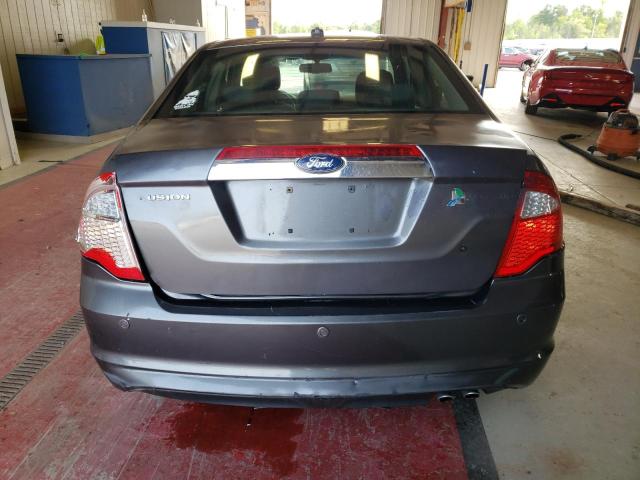 3FADP0L38BR224404 - 2011 FORD FUSION HYBRID GRAY photo 6