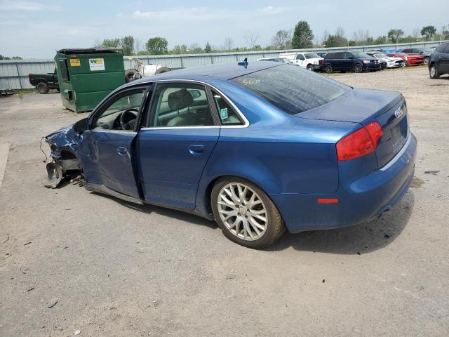 WAUAF78EX8A144900 - 2008 AUDI A4 2.0T BLUE photo 2