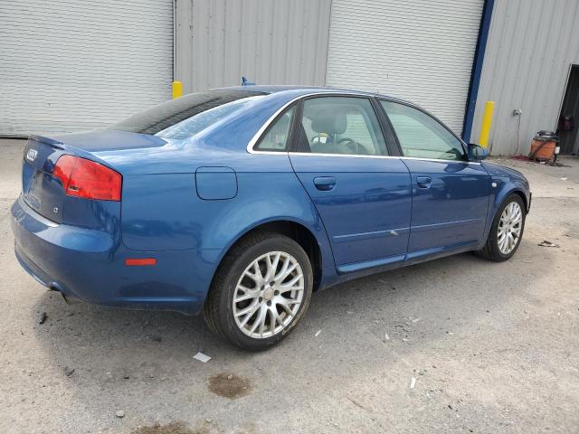 WAUAF78EX8A144900 - 2008 AUDI A4 2.0T BLUE photo 3