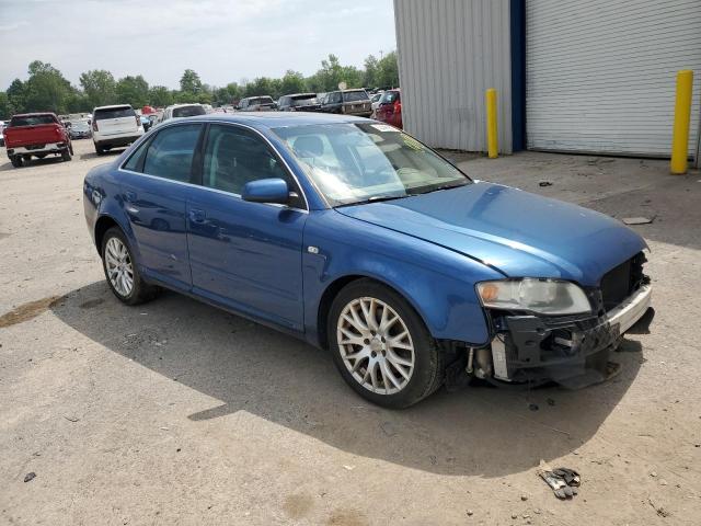 WAUAF78EX8A144900 - 2008 AUDI A4 2.0T BLUE photo 4