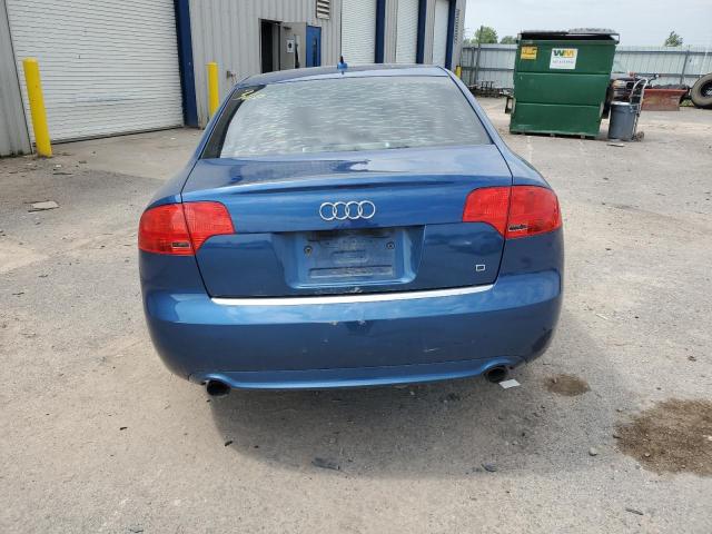 WAUAF78EX8A144900 - 2008 AUDI A4 2.0T BLUE photo 6