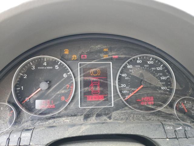 WAUAF78EX8A144900 - 2008 AUDI A4 2.0T BLUE photo 9