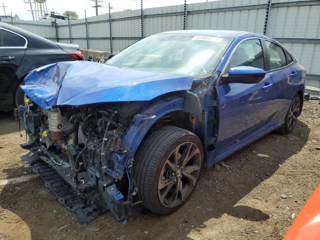 2HGFC2F82MH535604 - 2021 HONDA CIVIC SPORT 蓝色 照片 1