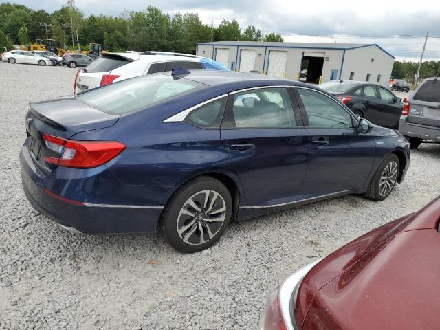 1HGCV3F44LA000755 - 2020 HONDA ACCORD HYBRID EX BLUE photo 3