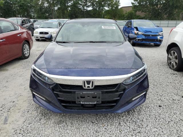 1HGCV3F44LA000755 - 2020 HONDA ACCORD HYBRID EX BLUE photo 5