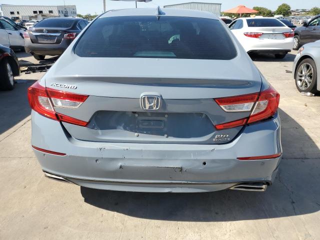 1HGCV2F96MA019475 - 2021 HONDA ACCORD TOURING GRAY photo 6