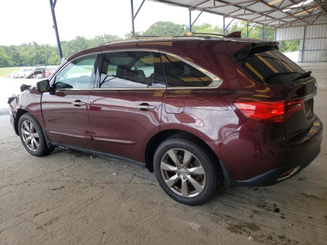 5FRYD4H84EB027833 - 2014 ACURA MDX ADVANCE BURGUNDY photo 2