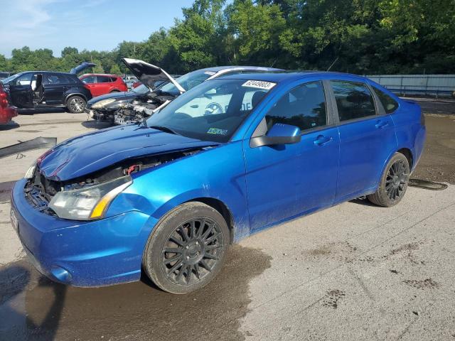 1FAHP3GN6BW186683 - 2011 FORD FOCUS SES BLUE photo 1