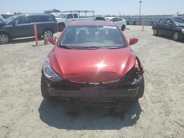 KMHDH4AE1CU315474 - 2012 HYUNDAI ELANTRA GLS RED photo 5