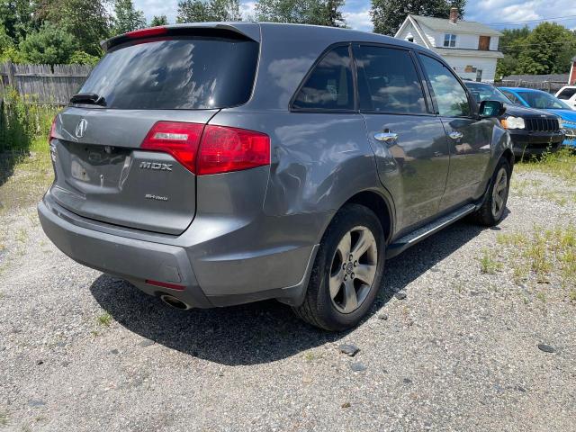 2HNYD28528H516669 - 2008 ACURA MDX SPORT CHARCOAL photo 4