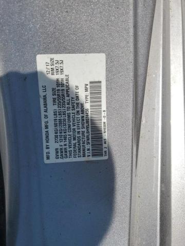 5FNRL6H95JB074456 - 2018 HONDA ODYSSEY ELITE SILVER photo 12