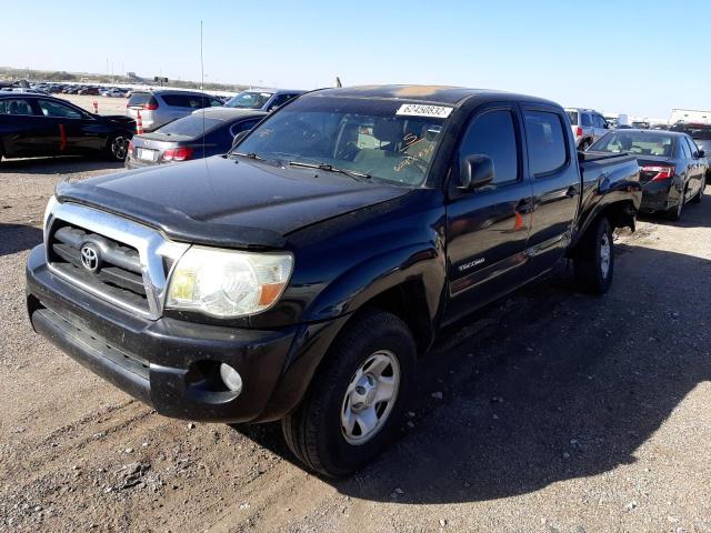 5TEMU52N76Z181246 - 2006 TOYOTA TACOMA DOUBLE CAB LONG BED BLACK photo 2