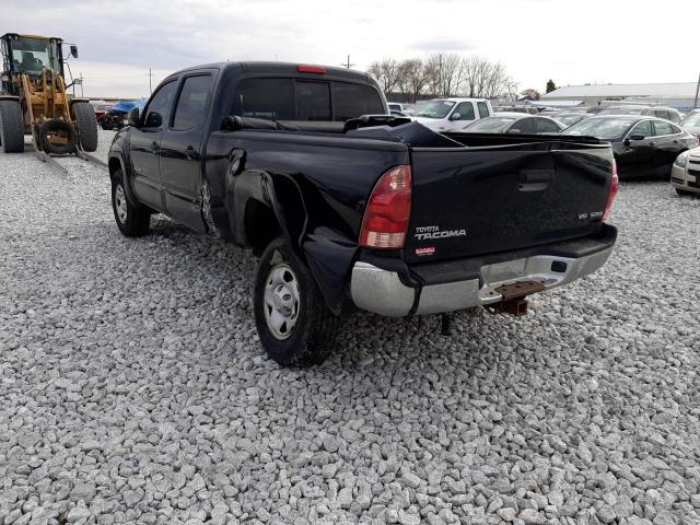 5TEMU52N76Z181246 - 2006 TOYOTA TACOMA DOUBLE CAB LONG BED BLACK photo 3