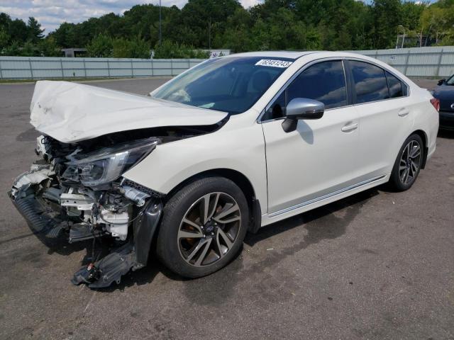 4S3BNAR60J3027075 - 2018 SUBARU LEGACY SPORT WHITE photo 1