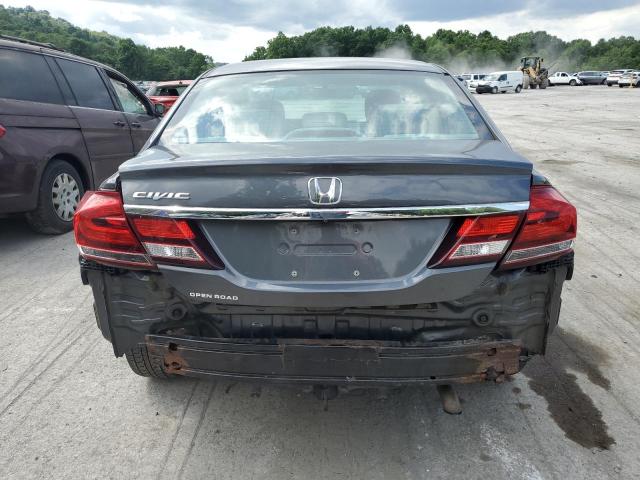 2HGFB2F96DH554491 - 2013 HONDA CIVIC EXL გრაფიტი ფოტო 6