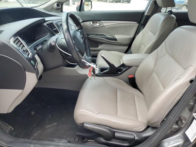 2HGFB2F96DH554491 - 2013 HONDA CIVIC EXL გრაფიტი ფოტო 7