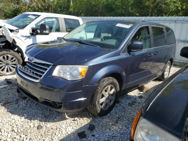 2A8HR54P48R124764 - 2008 CHRYSLER TOWN & COU TOURING BLUE photo 1