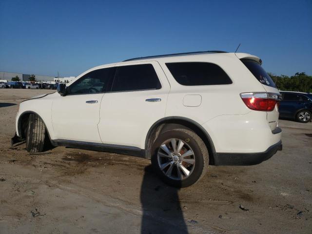 1D4RD4GG1BC651423 - 2011 DODGE DURANGO CREW WHITE photo 2