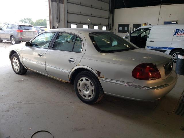 1LNFM97V7WY698004 - 1998 LINCOLN CONTINENTA SILVER photo 2