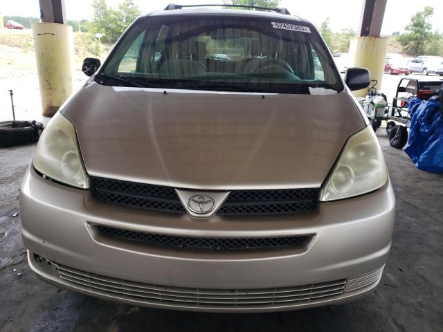 5TDZA23C05S381116 - 2005 TOYOTA SIENNA CE GOLD photo 5