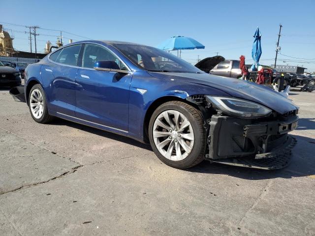 5YJSA1E14GF160066 - 2016 TESLA MODEL S BLUE photo 4
