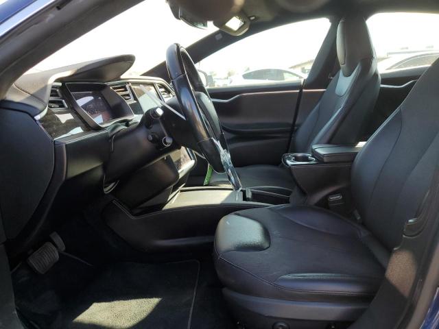 5YJSA1E14GF160066 - 2016 TESLA MODEL S BLUE photo 7