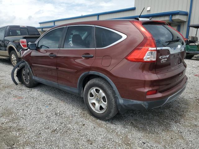 3CZRM3H33FG709516 - 2015 HONDA CR-V LX RED photo 2