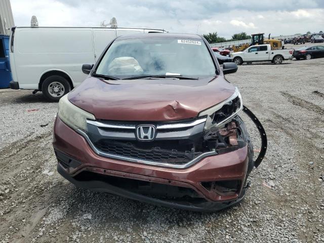 3CZRM3H33FG709516 - 2015 HONDA CR-V LX RED photo 5