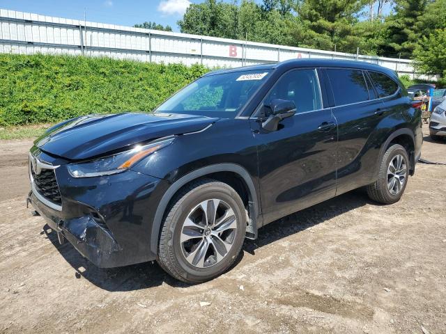 5TDGZRBHXMS116546 - 2021 TOYOTA HIGHLANDER XLE შავი ფოტო 1