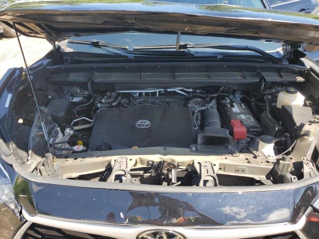 5TDGZRBHXMS116546 - 2021 TOYOTA HIGHLANDER XLE შავი ფოტო 12