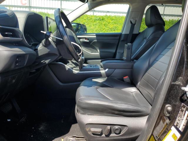 5TDGZRBHXMS116546 - 2021 TOYOTA HIGHLANDER XLE შავი ფოტო 7