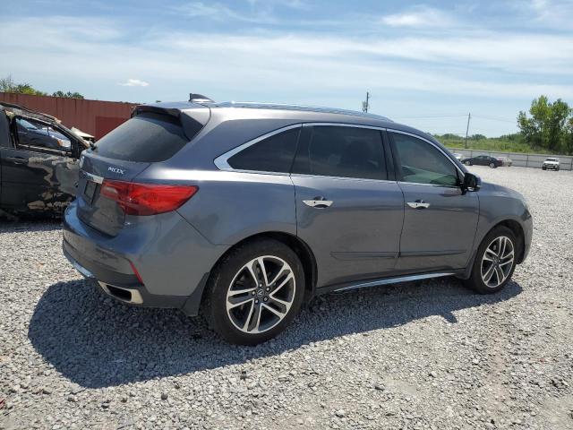 5FRYD3H89HB006409 - 2017 ACURA MDX ADVANCE GRAY photo 3