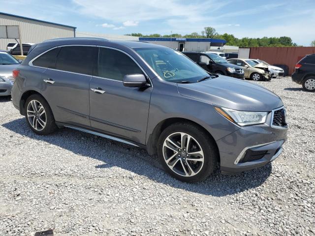 5FRYD3H89HB006409 - 2017 ACURA MDX ADVANCE GRAY photo 4