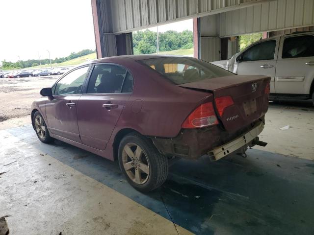 JHMFA16837S002803 - 2007 HONDA CIVIC EX MAROON photo 2