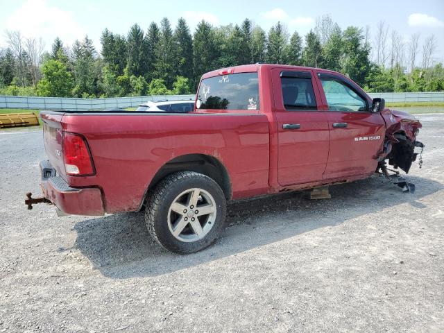 1C6RD7FT3CS244425 - 2012 DODGE RAM 1500 ST MAROON photo 3