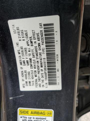 19UUA8F59EA009119 - 2014 ACURA TL TECH GRAY photo 12